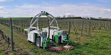 Le robot Ted vient d’être retenu par l’Institut Français de la Vigne et du Vin (IFV) pour être intégré dans les expérimentations menées dans le cadre des fermes DEPHY-EXPE.