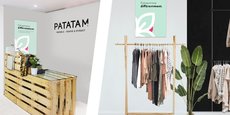 Vue de la future première boutique de Patatam à Anglet