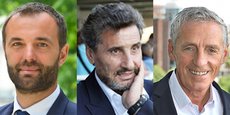 Trois candidats s'affrontent au 2e tour des élections municipales de Montpellier : Michaël Delafosse, Mohed Altrad et Philippe Saurel.