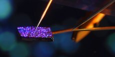 Aledia travaille à développer ses LEDS plus brillantes et moins énergivores à partir de wafers en silicium, en utilisant les forces de la microélectronique.