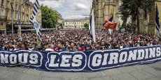 Près de 3.000 supporteurs du club de foot se sont retrouvés ce samedi à l'appel des Ultramarines, avec le cri de ralliement Nous les Girondins