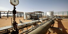 Une installation pétrolière libyenne.