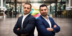 Walid Behar et Amine Bounoughaz, fondateurs de la startup Edbridg.