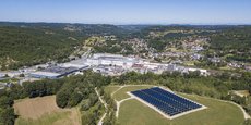 La centrale solaire thermique reliée à l'usine à papier de Condat en Dordogne a été inaugurée en juin 2019.