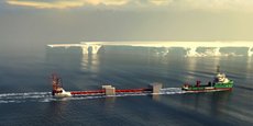 Le Polar Pod, plateforme océanographique construite par l’IFREMER, habitée par 8 personnes et dédiée à l’étude de l’océan Austral, devrait partir fin 2023.