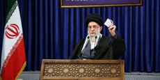 Le guide suprême l'ayatollah Khamenei lors d'une intervention télévisée le 8 janvier dernier.