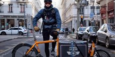 Les sociétés de coursiers à vélo, qui ont fleuri au cours des dernières années à Lyon, comptent elles aussi sur ce nouveau schéma d'aménagement pour faire passer la logistique verte à un autre stade.