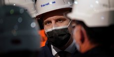 Emmanuel Macron veut relancer la filière nucléaire. (Ici, en décembre 2020, sur le site de Framatome, au Creusot.)