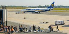 La compagnie low-cost Ryanair a ouvert une base à Bordeaux en juin 2019.