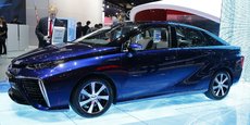 Lancé en 2015, la Toyota Mirai est l'un des premiers véhicules équipé d'une pile à combustible.
