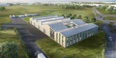 Visuel de l'usine qu'Hydrogène de France projette de construire à Bordeaux Métropole pour 20 millions d'euros.