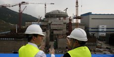 La centrale de Taishan dans le sud de la Chine, en construction sur la photo, est composée de deux EPR, respectivement mis en service en décembre 2018 et en septembre 2019.