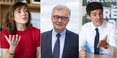 Carole Delga (PS), Jean-Paul Garraud (RN) et Aurélien Pradié (LR) vont s'affronter dans une triangulaire aux élections régionales d'Occitanie.