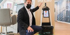 L'entreprise Wyca et son dirigeant Patrick Dehlinger ont adopté la 5G pour leur nouvelle génération de robots autonomes, développée à Toulouse.