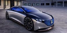 Le modèle électrique EQS, de la gamme Classe S de Mercedes, pourrait donner un retour d'expérience intéressant au groupe Daimler, qui se dit pouvoir être prêt au 100% électrique d'ici 2030.