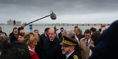 Le 14 mars 2022, Jean Castex était à Port-la-Nouvelle pour annoncer le lancement des appels à manifestation d'interêt de deux fermes commerciales d'éolien flottant au large des côtes de l'Aude et au large de Fos-sur-Mer.
