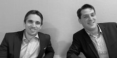 Julien Bruneau, à gauche, et Quentin Enard, à droite, sont les cofondateurs d'iQSpot.