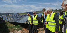 Le site solaire de La Tieule compte 35 000 panneaux solaires