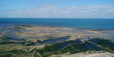Vue du parc naturel marin de l’estuaire de la Gironde et de la mer des Pertuis.