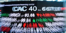 L'indice parisien CAC 40 a gagné près de 9 % sur le mois d'octobre.