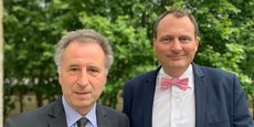 Arnaud Raimon, président et fondateur d'Alienor Capital, avec Sébastien Hénin, directeur général. (Crédits : Alienor Capital)