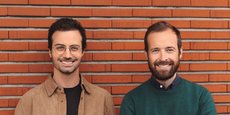 Karim Kaddoura (à gauche) et Thibault Chassagne ont fondé Virtuo en 2016. Cette start-up s'impose comme leader en Europe de la location de voiture 100% digitale.