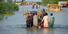 Entre 2000 et 2019, les inondations auraient provoqué 650 milliards de dollars de dégâts, touché 1,65 million de personnes et causé plus de 100.000 morts. Le Pakistan (photo) a été très durement touché en 2022.