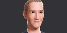 L'avatar de Mark Zuckerberg, patron de Meta.
