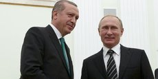 Les présidents Erdogan et Poutine à Sotchi début août.