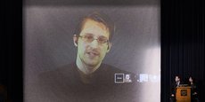 Photo d'archives de l'ancien employé de la NSA américaine Edward Snowden