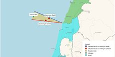 Israël considère que le gisement de Karish est situé dans sa zone économique exclusive, mais, pour le Liban, il se trouve dans des eaux contestées.