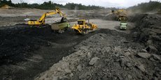 Une mine de charbon en Indonésie.