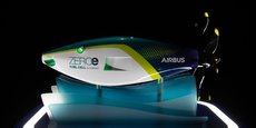 Airbus présente son projet de moteur utilisant une pile à combustible alimentée à l'hydrogène.