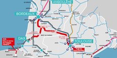 Le projet de LGV vise notamment à mettre Toulouse à une heure de Bordeaux et trois heures de Paris à l'horizon 2030.
