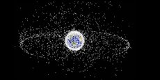 Trente-six mille débris de plus de dix centimètres encombrent actuellement l'espace d'après l'Agence spatiale européenne.