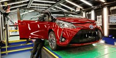 La Toyota Yaris, fabriquée en France dans l'usine de Valenciennes, est la voiture la plus vendue en Europe
