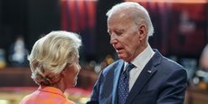 Ursula Von der Leyen et Joe Biden au sommet du G20 à Bali en novembre.