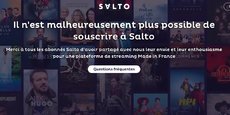 Salto a été lancé en 2020 par France Télévisions, TF1 et M6 qui cherchaient des relais de croissance dans le marché embouteillé du streaming.