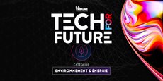 Bioteos, BioMimetiC, Fairme, Fungus Sapiens, Newheat, Replace, Sublime Energie et Sweetch Energy sont les 8 gagnants de Tech for Future 2023 dans la catégorie Environnement & Energie.
