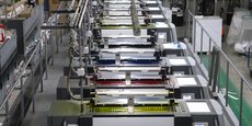 Impression offset (notre photo) ou numérique : Exaprint annonce quelque 250.000 m2 imprimés chaque jour dans ses ateliers.