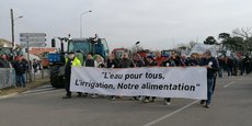 Un millier de représentants du monde agricole a manifesté ce mardi 21 février à Mont-de-Marsan dans les Landes.