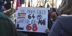 Manifestation du 31 janvier 2023. Beaucoup de références à Mai 68 dans les cortèges. Jeanne Menjoulet/Flickr