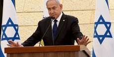 Le Premier ministre israélien Benjamin Netanyahu assiste à la cérémonie du Memorial Day à Jérusalem