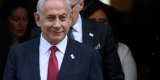 Photo d'archive de Benjamin Netanyahu à Londres, en Grande-Bretagne