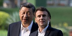 Le président chinois Xi Jinping et Emmanuel Macron, lors de sa dernière visite en République populaire.