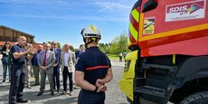 Les pompiers de Gironde ont présenté les moyens d'intervention pour la saison 2023.