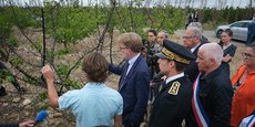 Le ministre de l'Agriculture Marc Fesneau était en visite dans les Pyrénées-Orientales le 6 mai 2023, pour rencontrer le monde agricole.