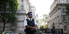 Une voiture percute les grilles de Downing Street à Londres