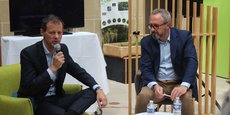 Dominique Néel, directeur Général délégué de Bouygues Energies & Services et Frédéric Soulier, maire de Brive-la-Gaillarde, ont dévoilé le projet de territoire intelligent et durable qui sera mis en place dans les cinq prochaines années.