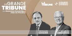 Bernard Sananès, président de l’institut ELABE, et Alain di Crescenzo, président de CCI France.